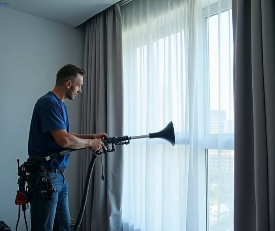 Professional curtain stain removal process equipment Matty Curtain Cleaning warranwood-vic